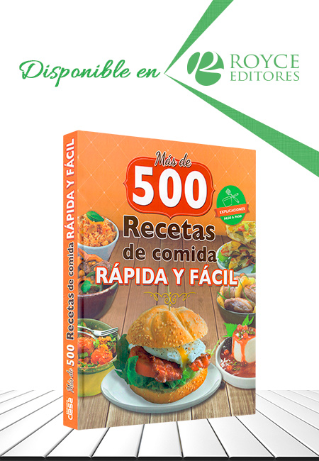 techo Meyella reaccionar Más de 500 Recetas de Comida Rápida y Fácil, Más Libros Tu Tienda Online