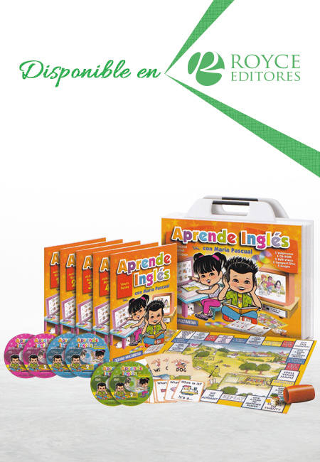 Compra en línea Aprende Inglés con María Pascual 5 Vols con 2 DVDs y 4 CD-ROMs