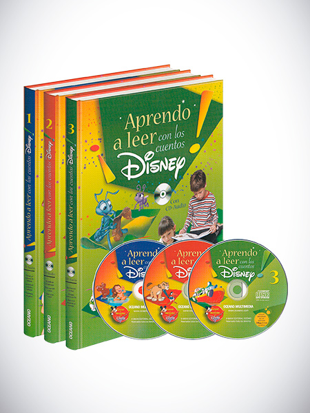 Compra en línea Aprendo a Leer con los Cuentos de Disney 3 Vols con 3 CDs Audio