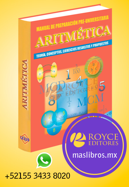 Compra en línea Aritmética Manual de Preparación PreUniversitaria con DVD