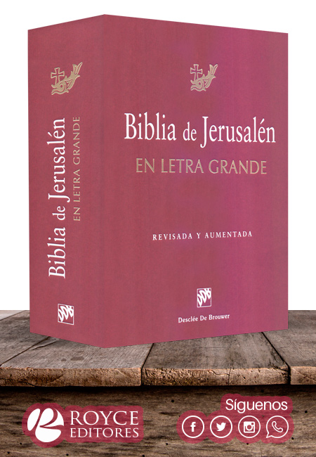 Compra en línea Biblia de Jerusalén en Letra Grande