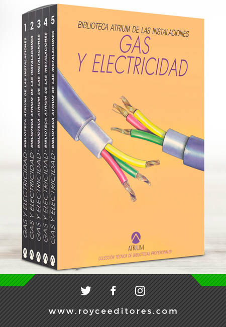 Compra en línea Biblioteca Atrium de las Instalaciones Gas y Electricidad 5 Vols