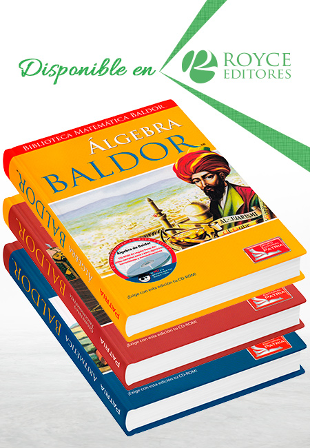 Compra en línea Biblioteca Matemática Baldor 3 Vols con 3 CD-ROMs