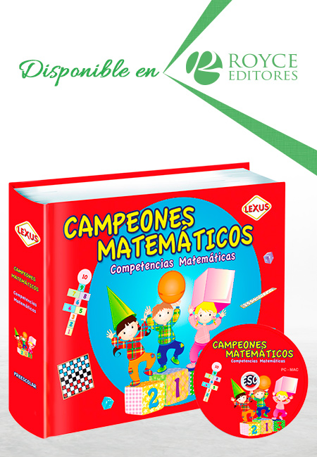 Compra en línea Campeones Matemáticos Preescolar con CD-ROM