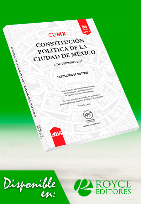 Compra en línea CDMX Constitución Política de la Ciudad de México con eBook