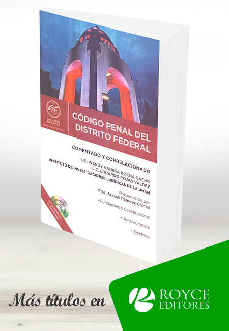 Compra en línea Código Penal del Distrito Federal Comentado, Correlacionado 2018