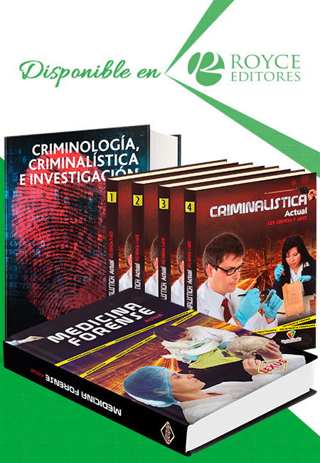 Compra en línea Medicina Forense Actual, Criminalística e Investigación 6 Vols