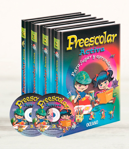 Compra en línea Preescolar Activa 4 Vols con 2 CDs Audio