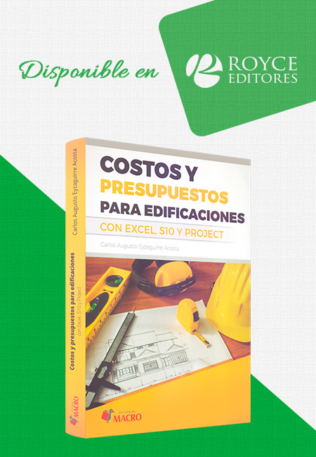 Compra en línea Costos y Presupuestos para Edificaciones con Excel, S10 y Projec