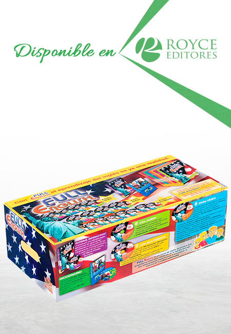 Compra en línea Full English 8 Vols con 8 DVDs, 8 CD-ROMs y 8 CDs Audio