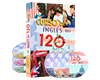 Curso de Inglés en 120 Horas con 3 CD-ROMs y 3 DVDs