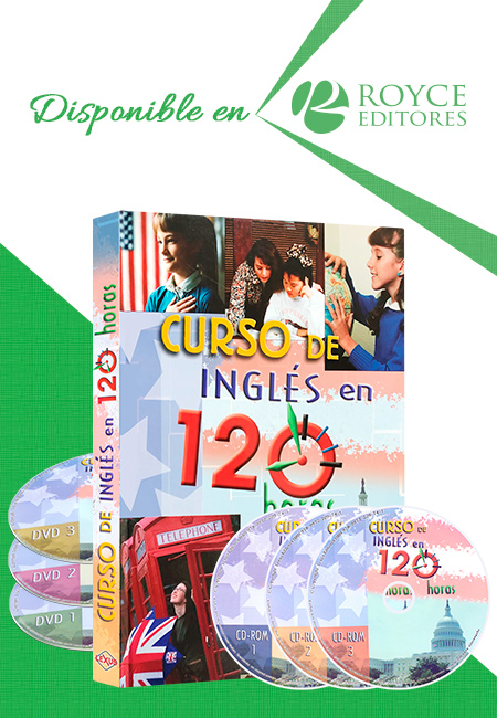 Compra en línea Curso de Inglés en 120 Horas con 3 CD-ROMs y 3 DVDs
