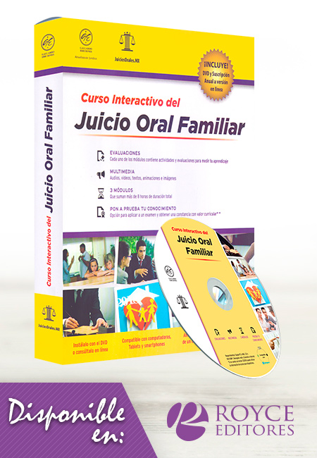 Compra en línea Curso Interactivo del Juicio Oral Familiar, Edición 2019