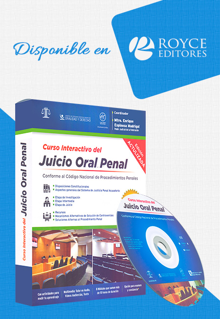 Compra en línea Curso Interactivo del Juicio Oral Penal, Edición 2019