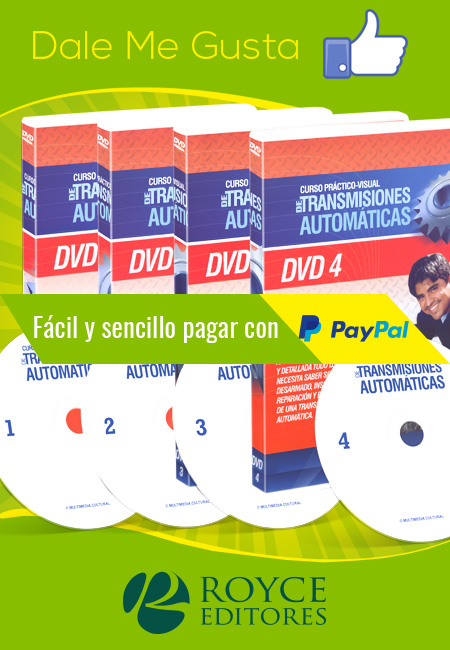 Compra en línea Curso Práctico Visual de Transmisiones Automáticas 4 DVDs