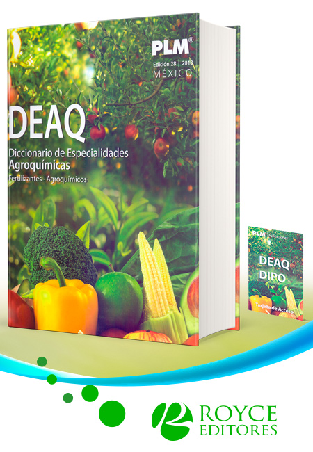 Compra en línea DEAQ 2018 Diccionario de Especialidades Agroquímicas con Tarjeta