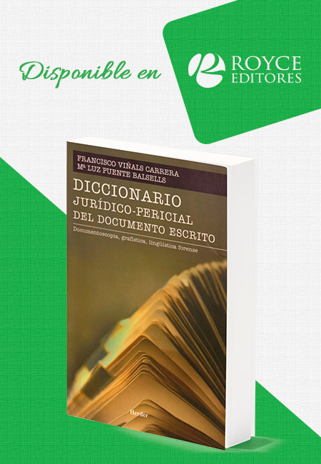 Compra en línea Diccionario Jurídico-Pericial del Documento Escrito