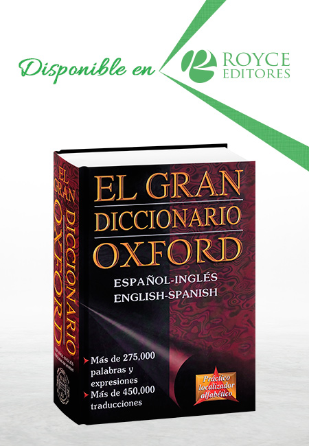 Compra en línea El Gran Diccionario Oxford Español-Inglés English-Spanish