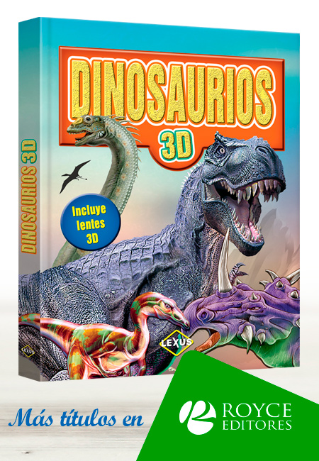 Dinosaurios 3D, Más Libros Tu Tienda Online