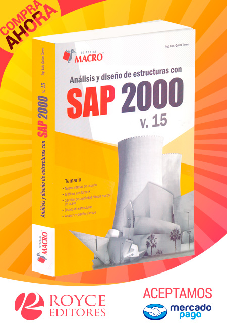Compra en línea Análisis y Diseño de Estructuras con SAP 2000 v.15