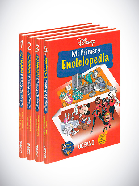 Compra en línea Disney Mi Primera Enciclopedia 4 Vols