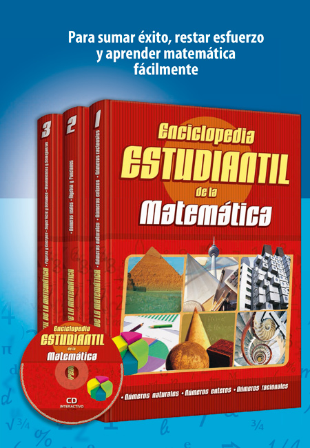 Compra en línea Enciclopedia Estudiantil de la Matemática 3 Vols con CD-ROM