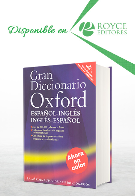 Compra en línea Gran Diccionario Oxford Español-Inglés Inglés-Español
