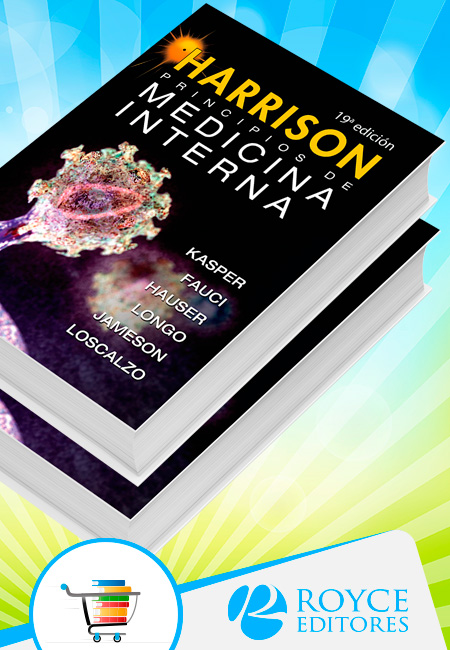 Compra en línea Harrison Principios de Medicina Interna 19ª Edición 2 Vols + Web