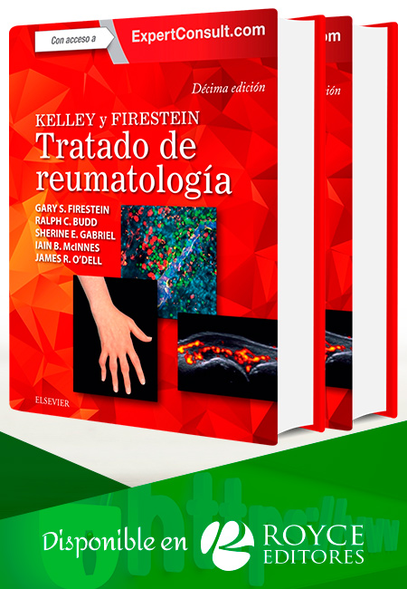 Compra en línea Kelley y Firestein. Tratado de Reumatología 10ª Edición 2 Vols