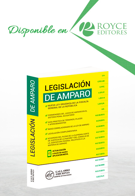 Compra en línea Legislación de Amparo 2020