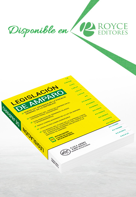 Compra en línea Legislación de Amparo, Edición 2021