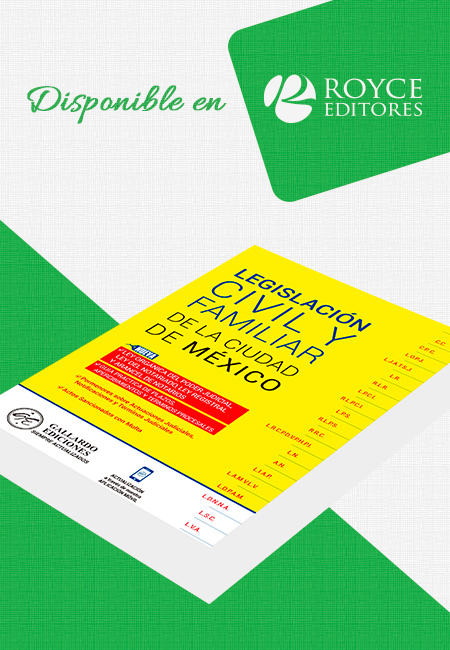 Compra en línea Legislación Civil y Familiar de la Ciudad de México 2019