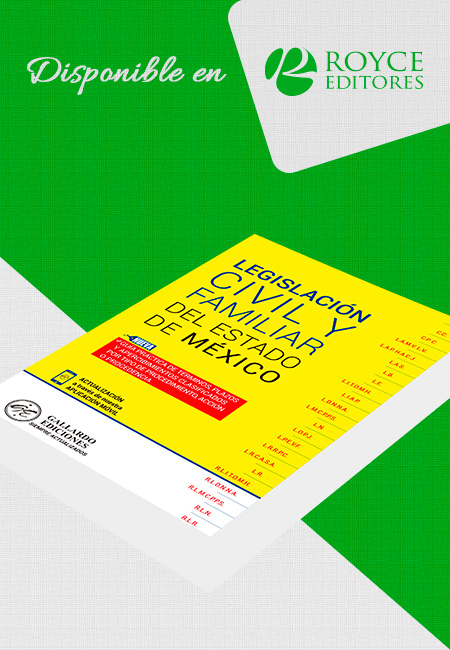 Compra en línea Legislación Civil y Familiar del Estado de México 2019