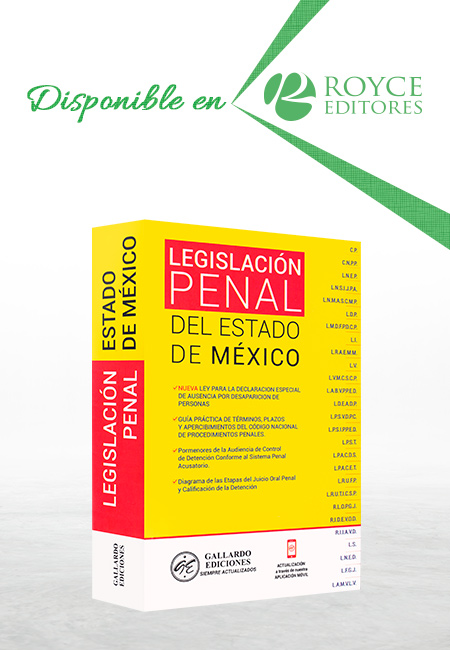 Compra en línea Legislación Penal del Estado de México 2021