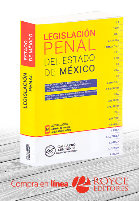 Compra en línea Legislación Penal del Estado de México 2018