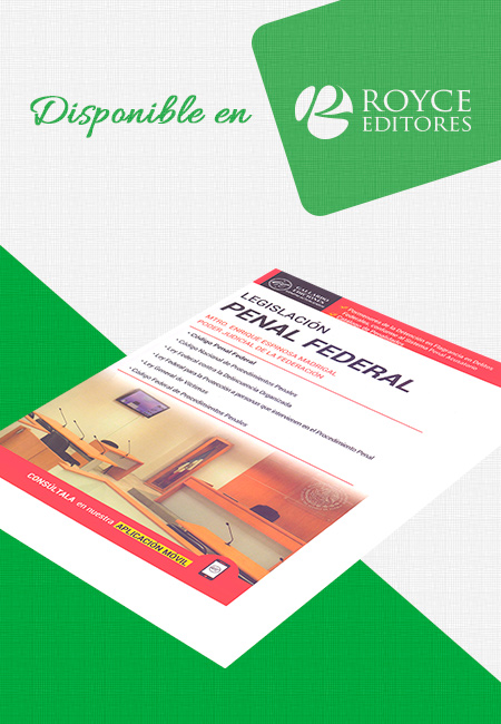 Compra en línea Legislación Penal Federal, Edición 2019