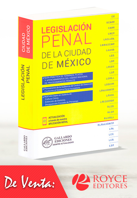 Compra en línea Legislación Penal de la Ciudad de México