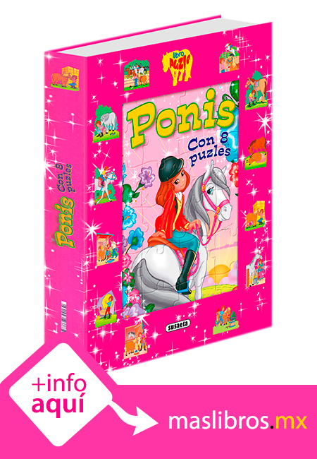 Compra en línea Libro Puzle PONIS con 8 Puzles