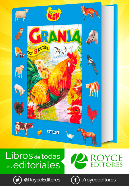 Compra en línea Libro Puzle GRANJA con 8 Puzles