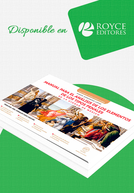 Compra en línea Manual para Análisis de los Elementos de los Tipos Penales CDMX