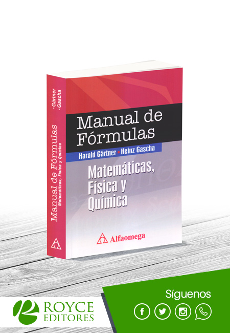 Compra en línea Manual de Fórmulas: Matemáticas, Física y Química
