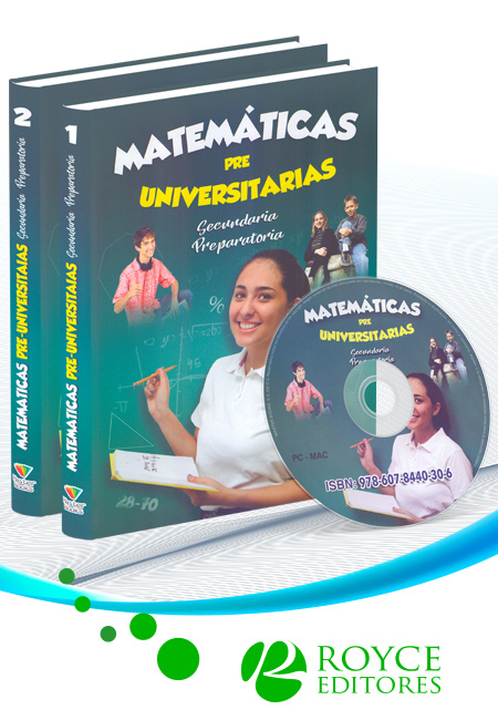 Compra en línea Matemáticas PreUniversitarias Secundaria Preparatoria con CD-ROM