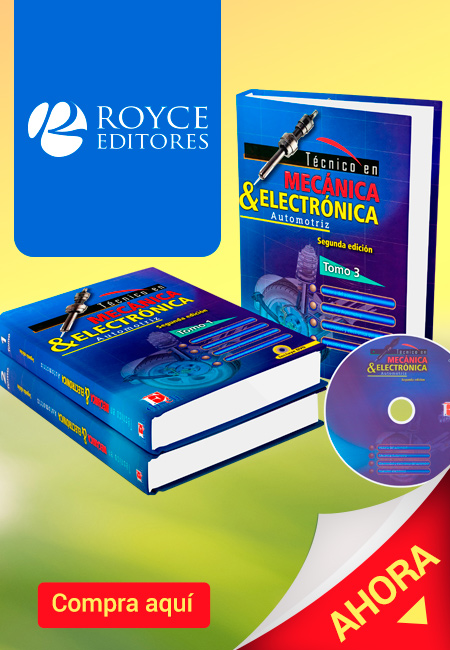 Compra en línea Técnico en Mecánica y Electrónica Automotriz 3 Vols con DVD