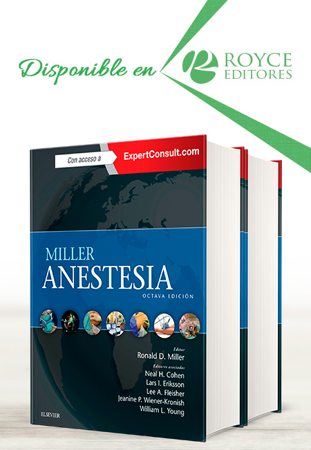 Compra en línea Miller Anestesia Octava Edición