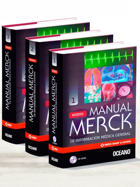 Compra en línea Nuevo Manual Merck de Información Médica General 3 Vols + CD-ROM