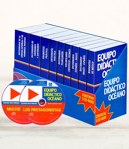 Compra en línea Equipo Didáctico Océano 9 Vols con 2 CD-ROMs