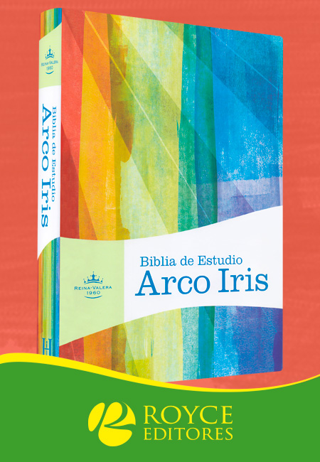 Compra en línea Biblia de Estudio Arco Iris Pasta Dura con Índice