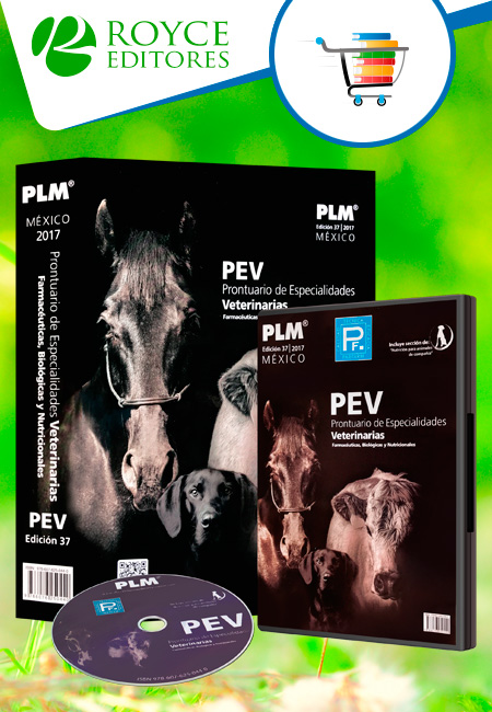 Compra en línea PEV 2017 Prontuario de Especialidades Veterinarias con CD-ROM