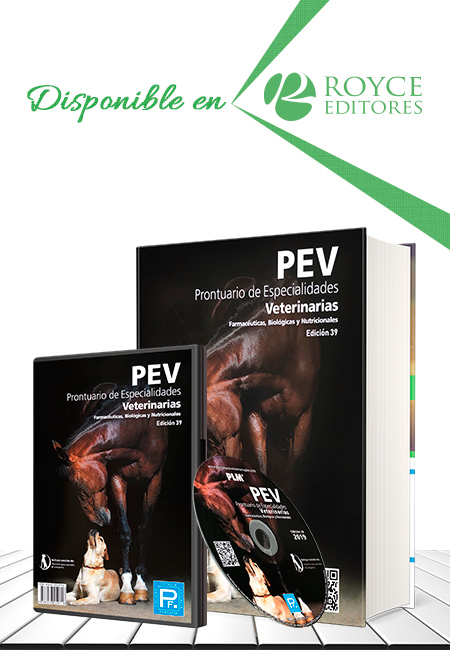 Compra en línea PEV 2019 Prontuario de Especialidades Veterinarias con CD-ROM