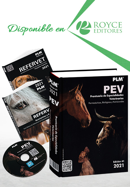 Compra en línea PEV 2021 Prontuario de Especialidades Veterinarias con CD-ROM